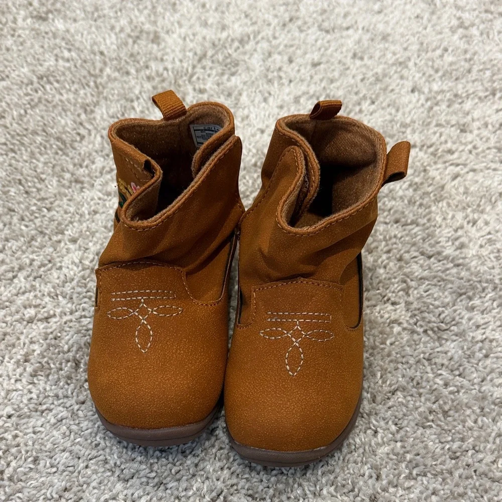 Kids Brown Pull-On Boots
